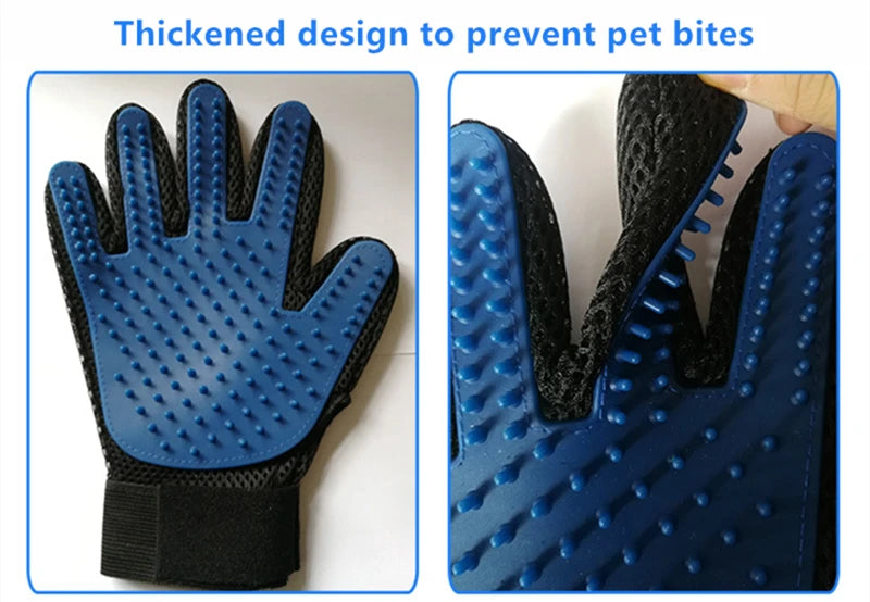 Pet Glove Cat Grooming Hair Deshedding Brush