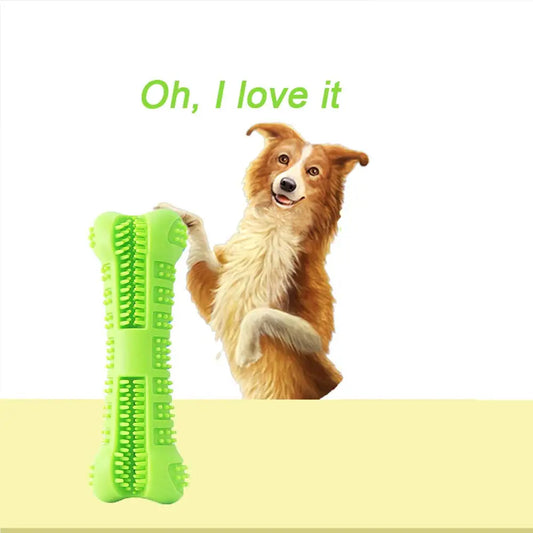 Soft Rubber Dog Toothbrushes Puppy Chew Toys