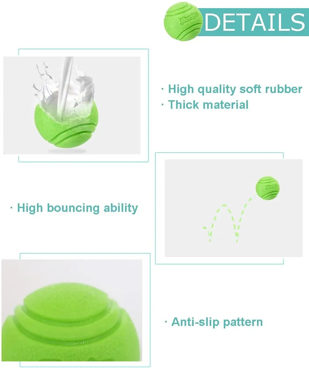 Dog Bouncy Rubber Solid Ball Resistance to Dog Chew Toys