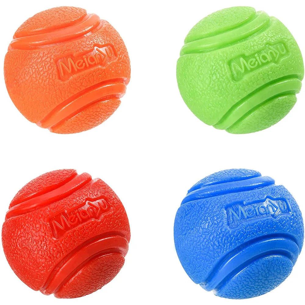 Dog Bouncy Rubber Solid Ball Resistance to Dog Chew Toys