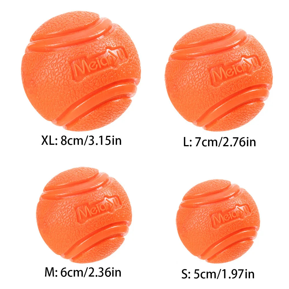 Dog Bouncy Rubber Solid Ball Resistance to Dog Chew Toys