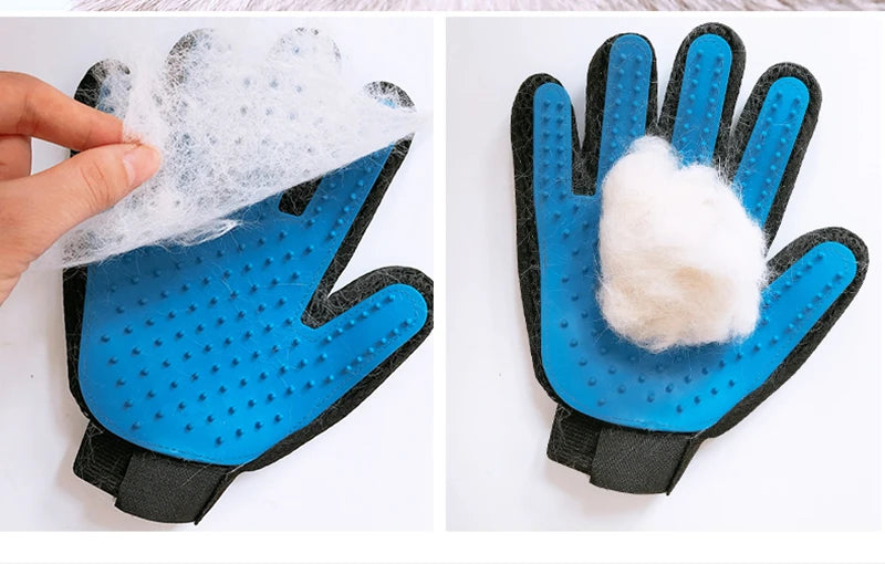 Pet Glove Cat Grooming Hair Deshedding Brush