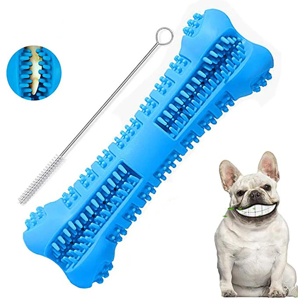 Soft Rubber Dog Toothbrushes Puppy Chew Toys