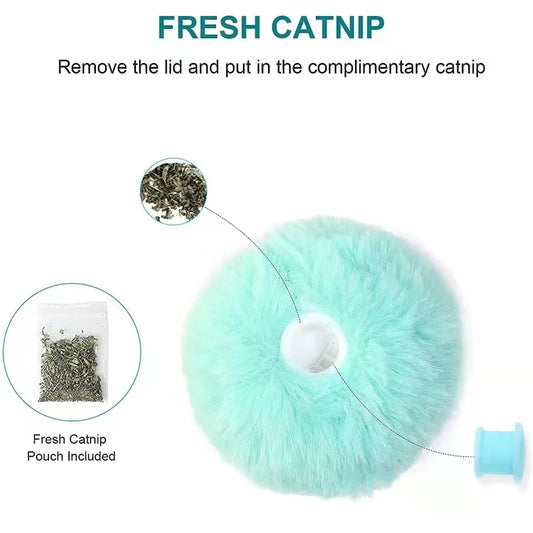 Interactive Ball Plush Electric Catnip Training Toy