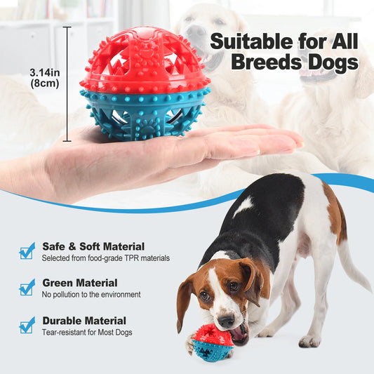 Dog Chew Toys Grinding Teeth Sound Ball Toys