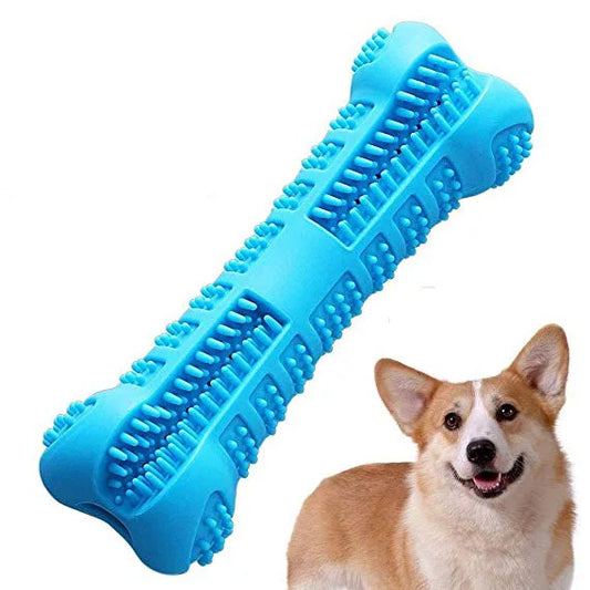 Soft Rubber Dog Toothbrushes Puppy Chew Toys