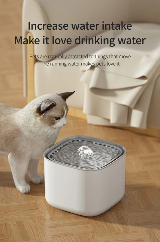 3L Cat Water Fountain Auto Recirculate Filter