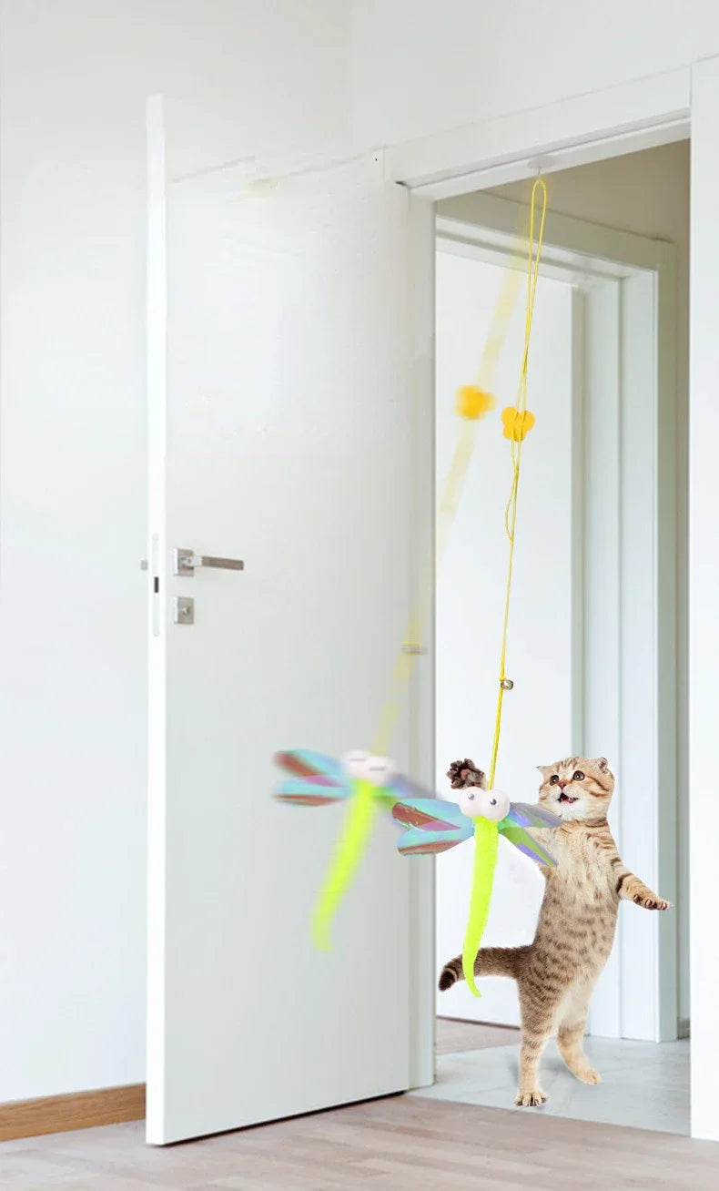 Interactive Cat Toy Hanging Simulation