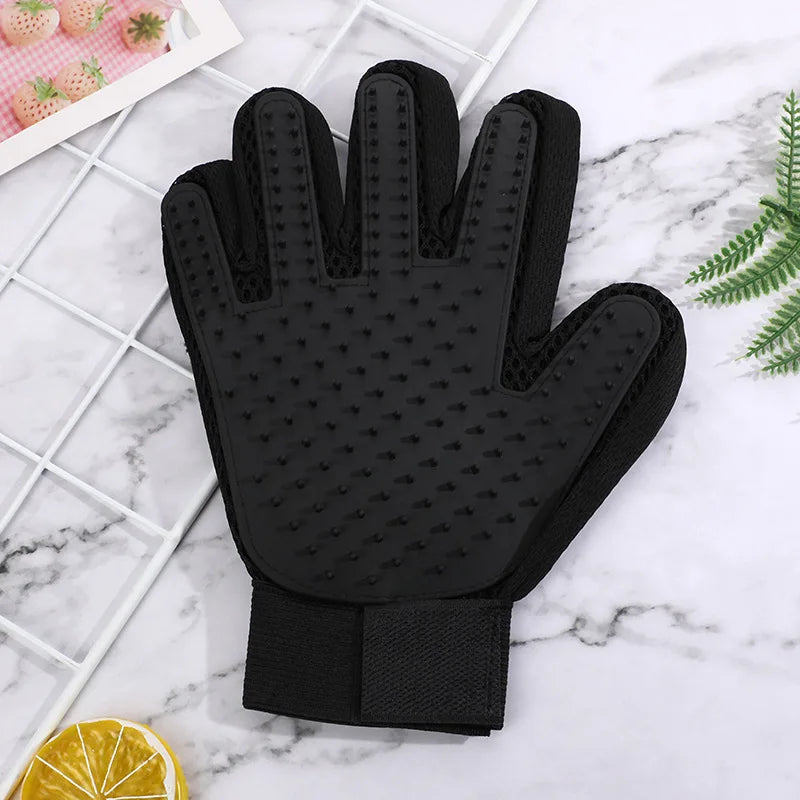 Pet Glove Cat Grooming Hair Deshedding Brush