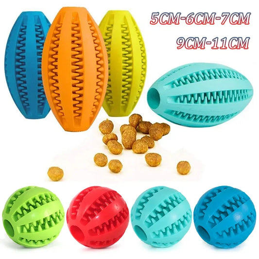 Pet Dog Chew Toys Teeth Cleaning Snack Ball