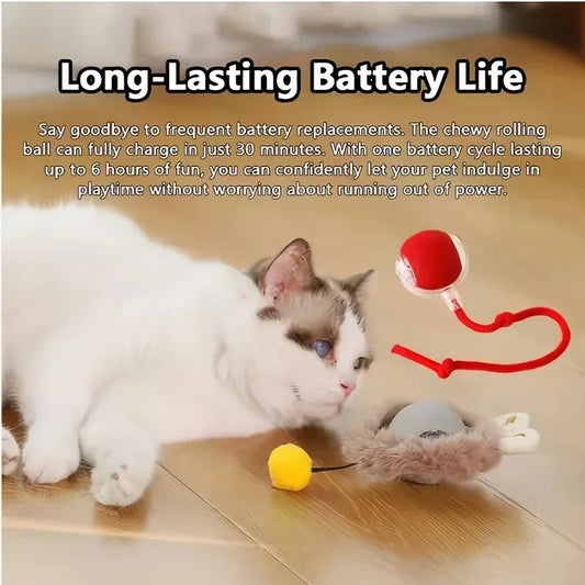 Toys for cats Rechargeable Pet Interactive Automatic Rolling Ball