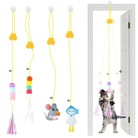 Interactive Cat Toy Hanging Simulation