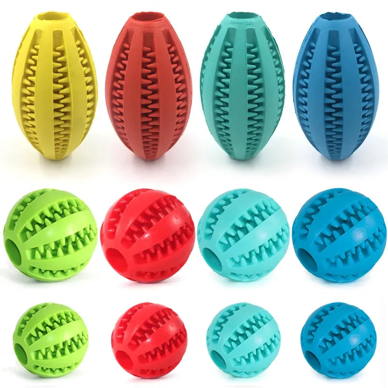 Pet Dog Chew Toys Teeth Cleaning Snack Ball