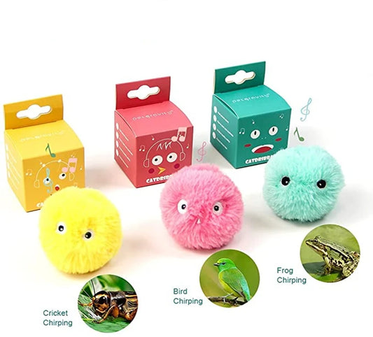 Interactive Ball Plush Electric Catnip Training Toy