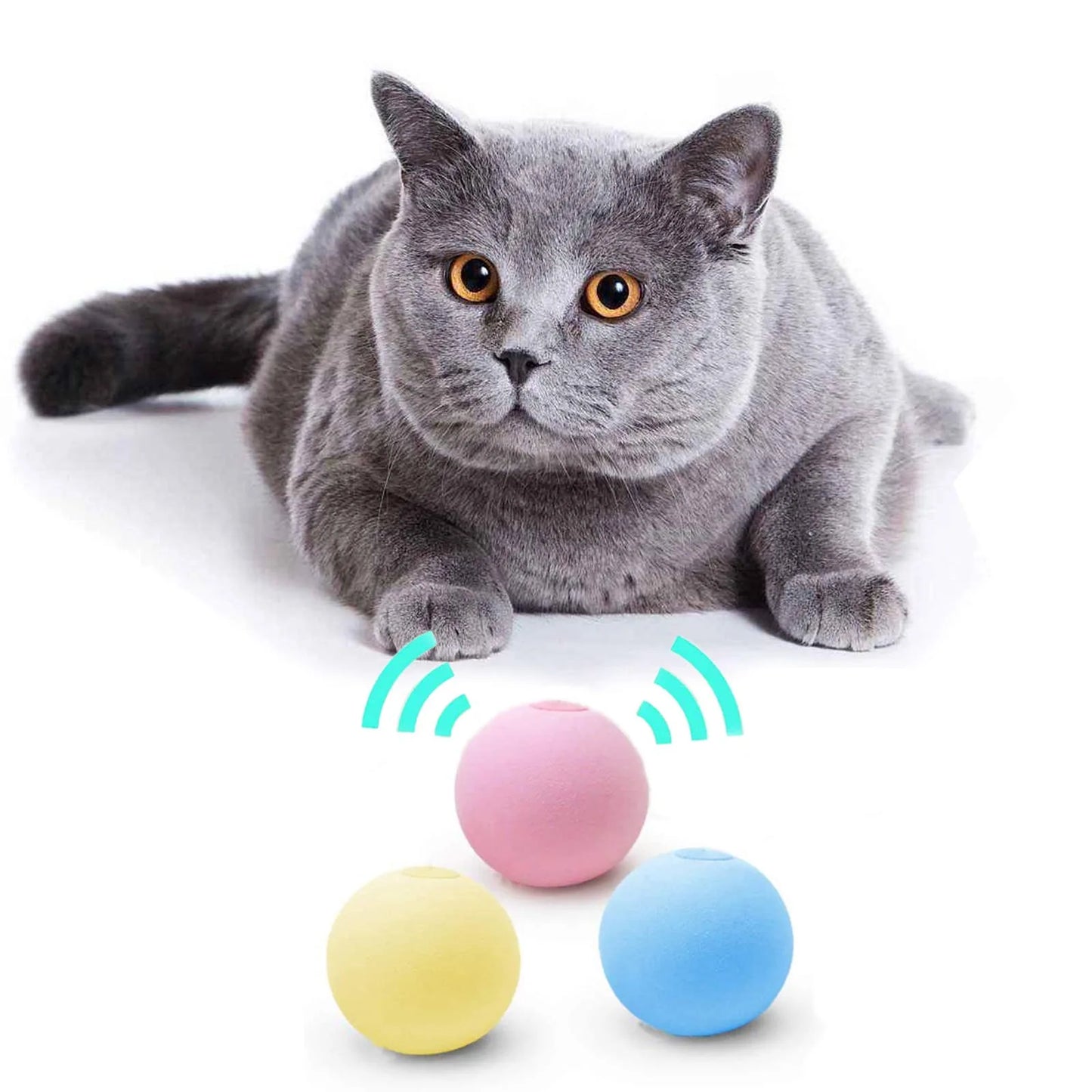 Interactive Ball Plush Electric Catnip Training Toy