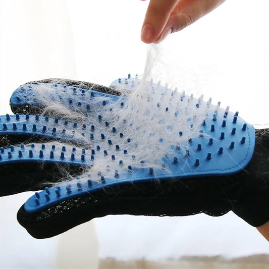 Pet Glove Cat Grooming Hair Deshedding Brush