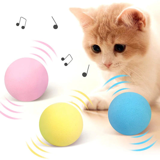 Interactive Ball Plush Electric Catnip Training Toy