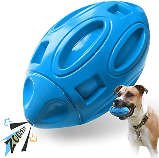 Squeaky Dog Toys for Aggressive Chewers Rubber