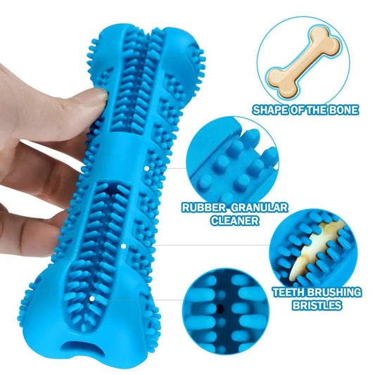 Soft Rubber Dog Toothbrushes Puppy Chew Toys